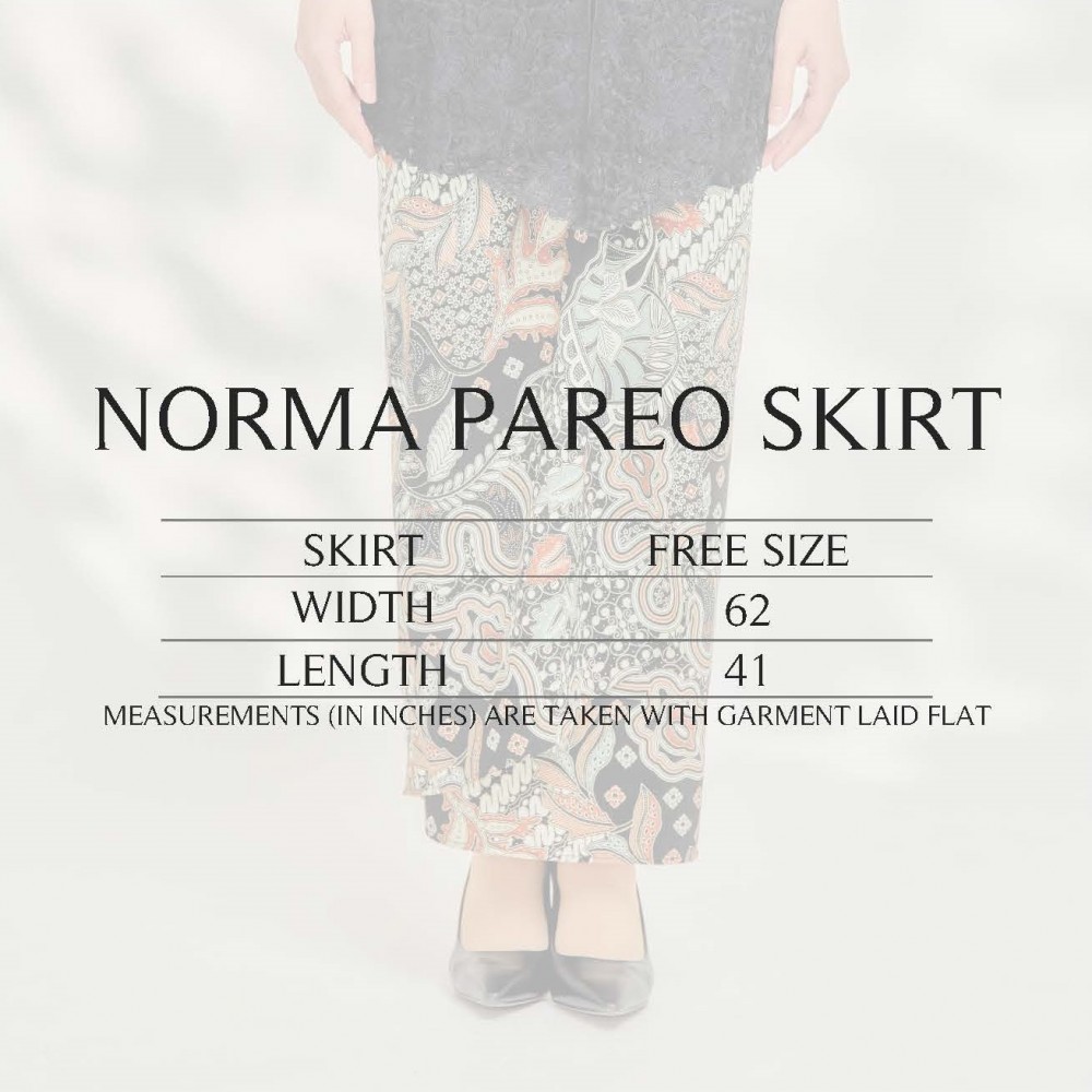 Norma Pareo Skirt - Orange